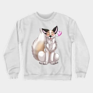 Foxy Friends: Leucistic Crewneck Sweatshirt